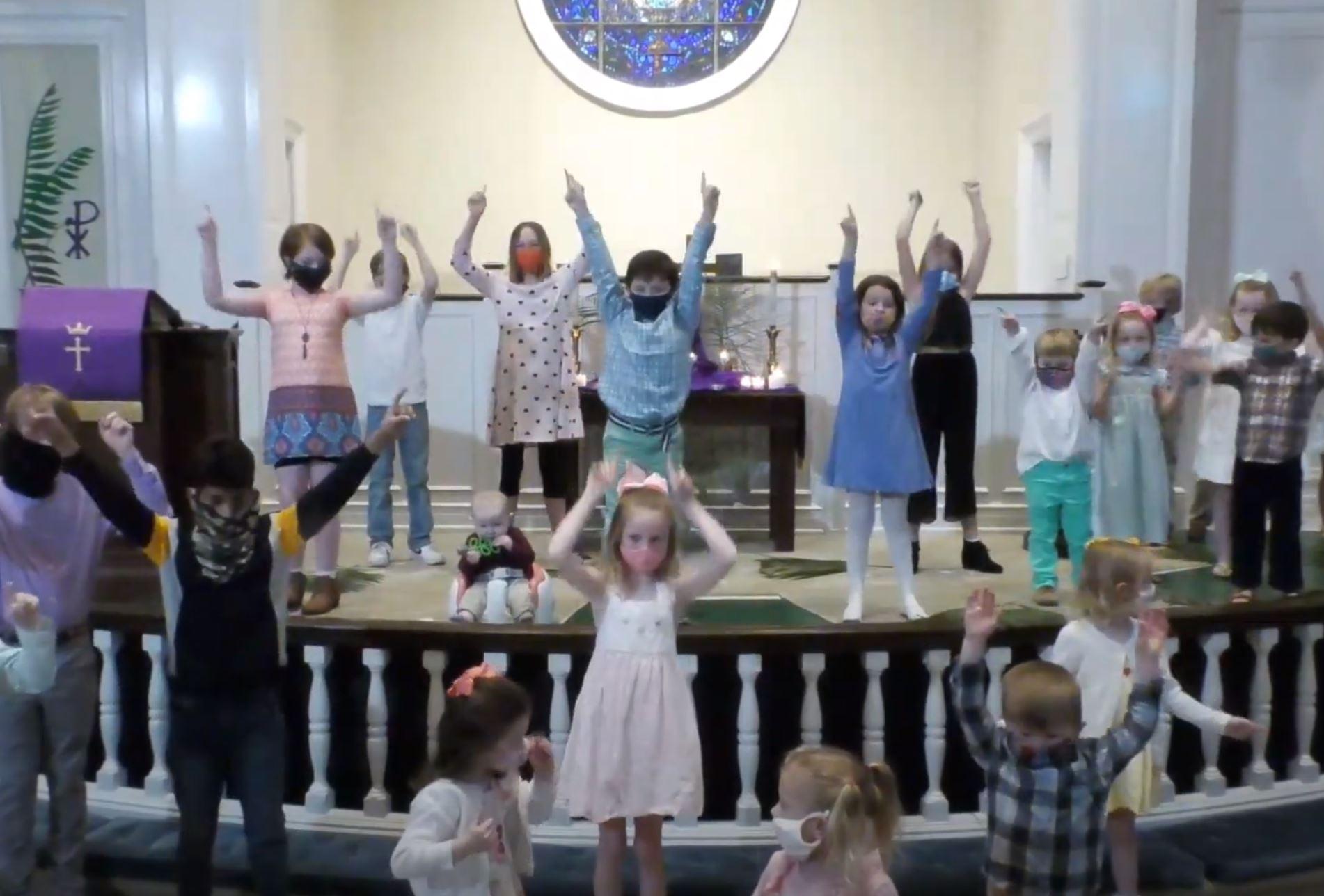 Palm Sunday Children Procession