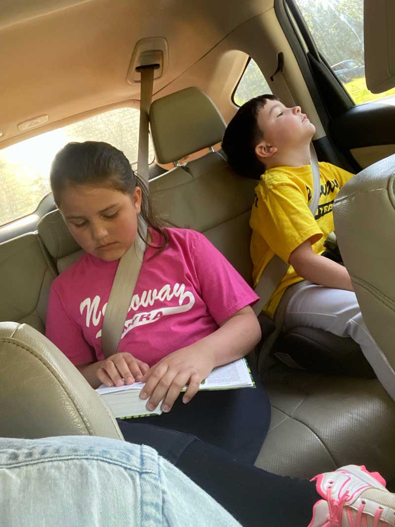 Crenshaw Kid Caroline B. Remembers to Read Bible