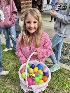 girl with easter basket